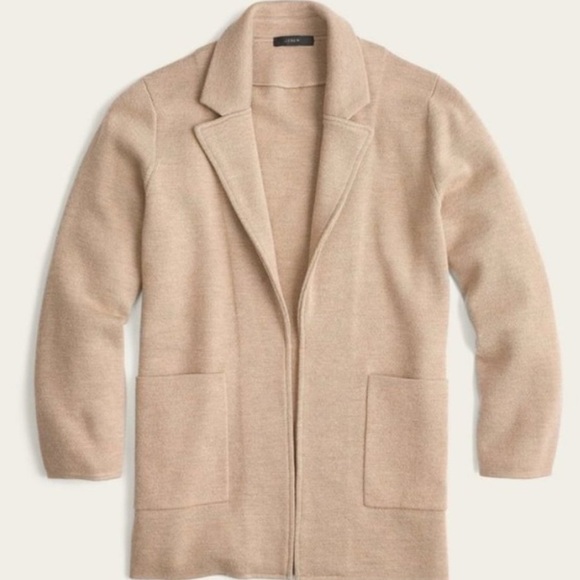 J. Crew Jackets & Blazers - J.Crew Sophie open-front sweater-blazer XXS Khaki